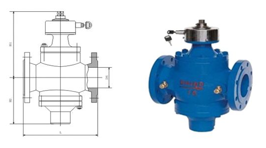 ZL47F自力式流量平衡阀结构图