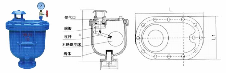 CARX复合式排气阀结构图