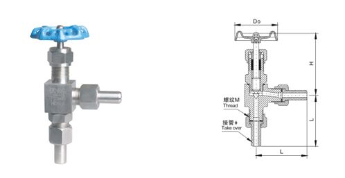 J24W-160P<strong><strong><strong><strong><strong><strong><strong><strong>外螺纹角式截止阀</strong></strong></strong></strong></strong></strong></strong></strong>结构图