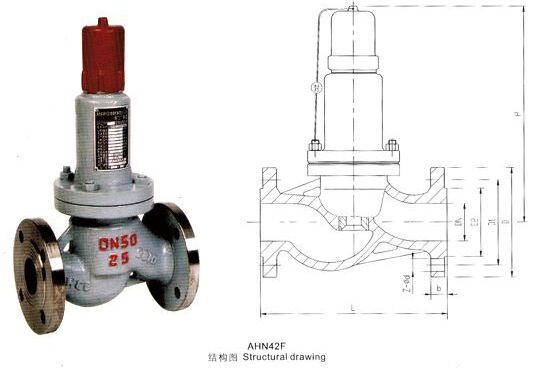AH42F液化石油气安全阀结构图