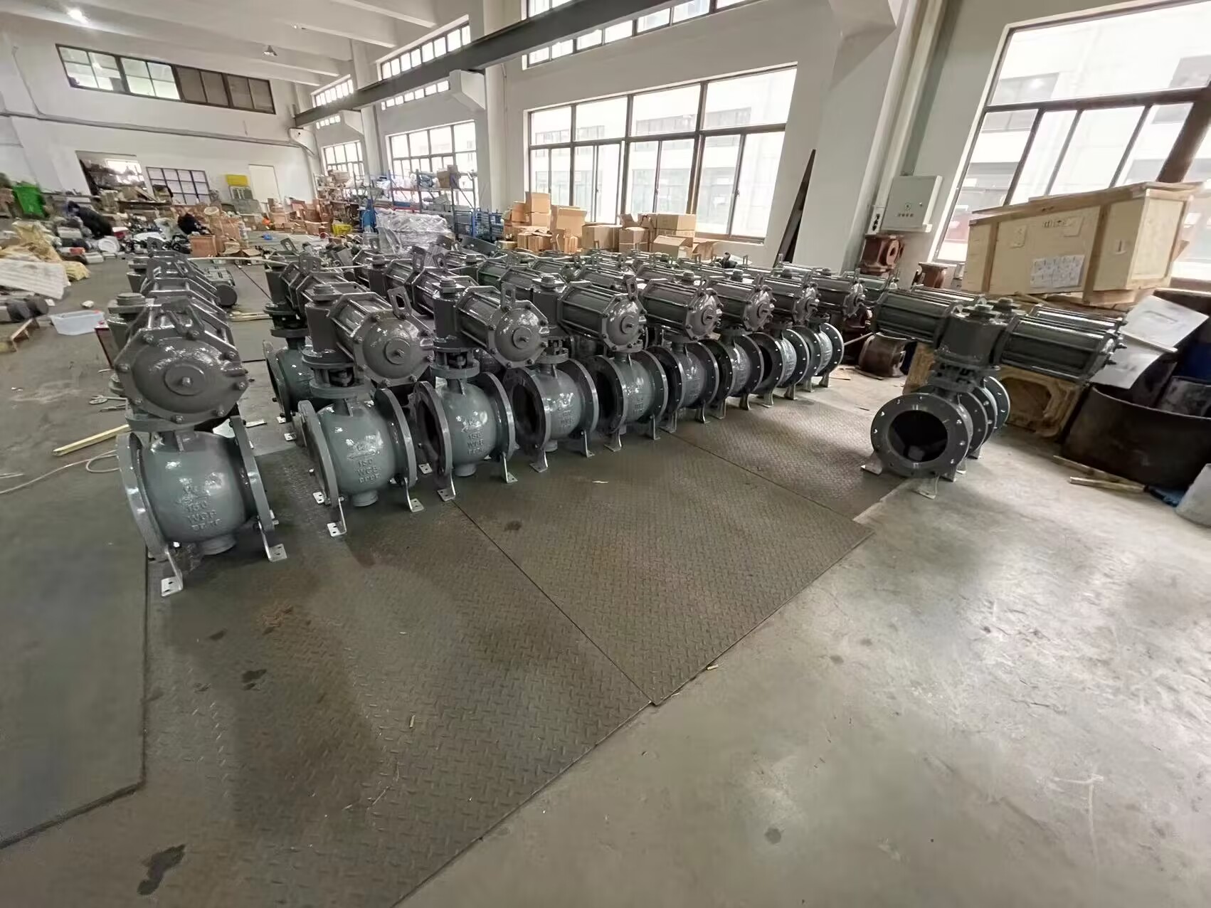 PQ640H气动偏心半球阀