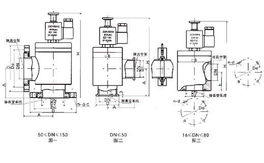 DYC-JQ型电磁真空带充气压差阀