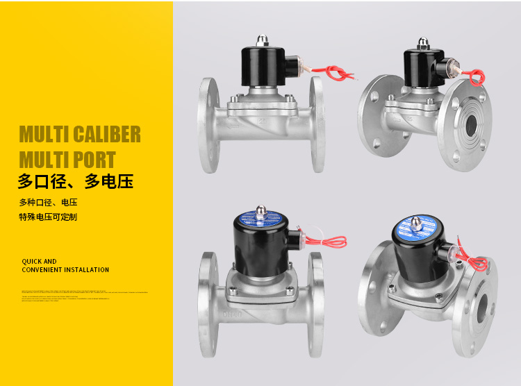 2W-32BF不锈钢法兰电磁阀细节