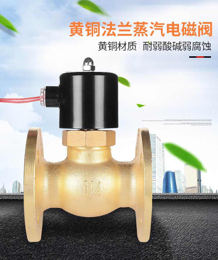 2L-25F先导式法兰蒸汽电磁阀 2L-25F先导式法兰蒸汽电磁阀