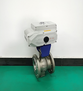 AC24V电动V型调节球阀 VQ947H-16P电动V型调节球阀.jpg