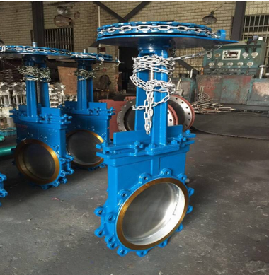 链轮传动刀闸阀 对夹式刀型闸阀