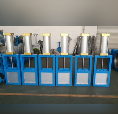 耐高温气动螺旋闸阀