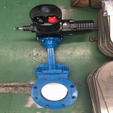 对夹式电动刀闸阀