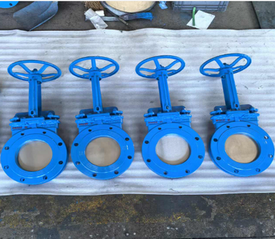 手动对夹刀型闸阀