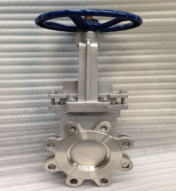 手动对夹式浆液阀