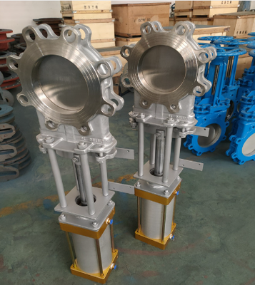 梅花形气动刀闸阀