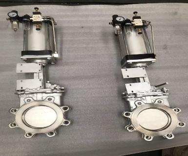 不锈钢对夹式气动插板阀