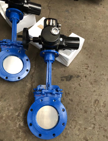 明杆电动开关刀型闸阀