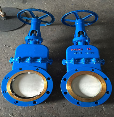 手动不锈钢暗杆刀型闸阀