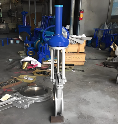 伞齿轮不锈钢刀闸阀